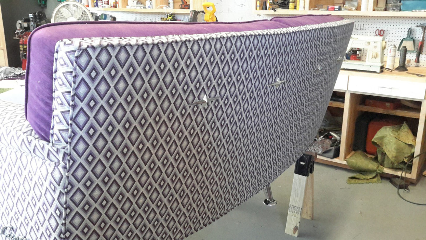 SOLD Custom Royale Retro Sofa
