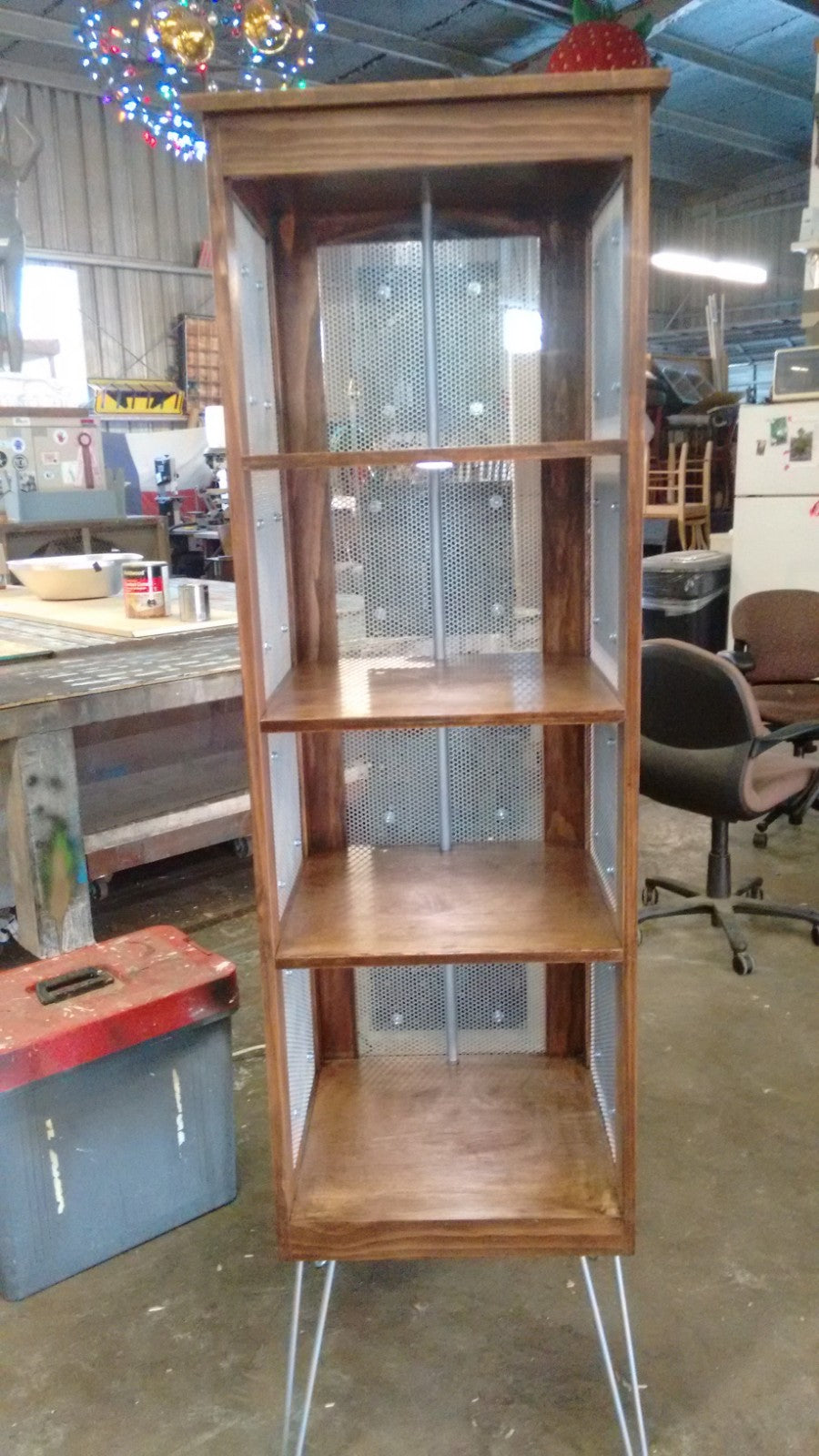 OOAK Mixed Media Curio Cabinet