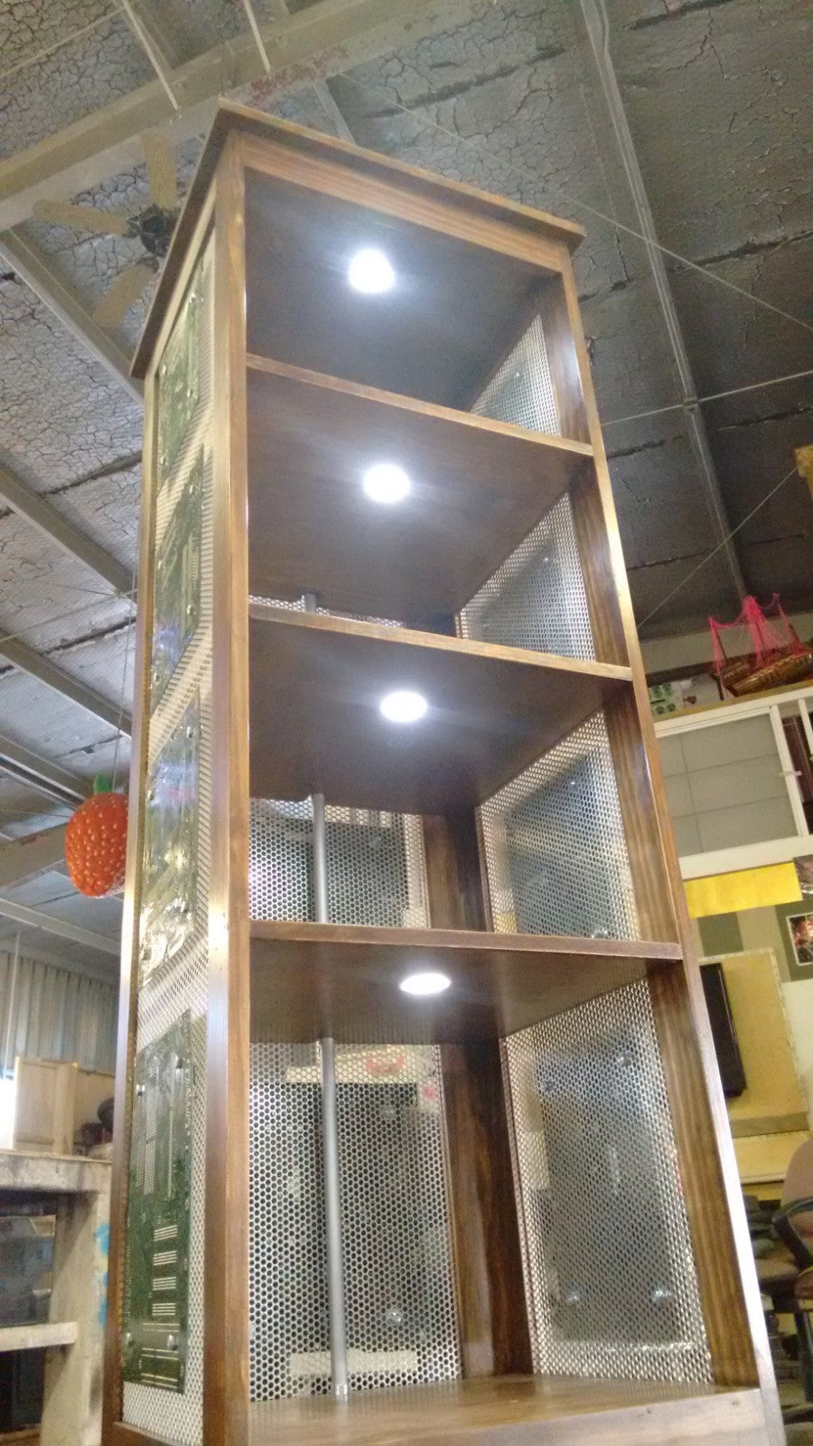 OOAK Mixed Media Curio Cabinet