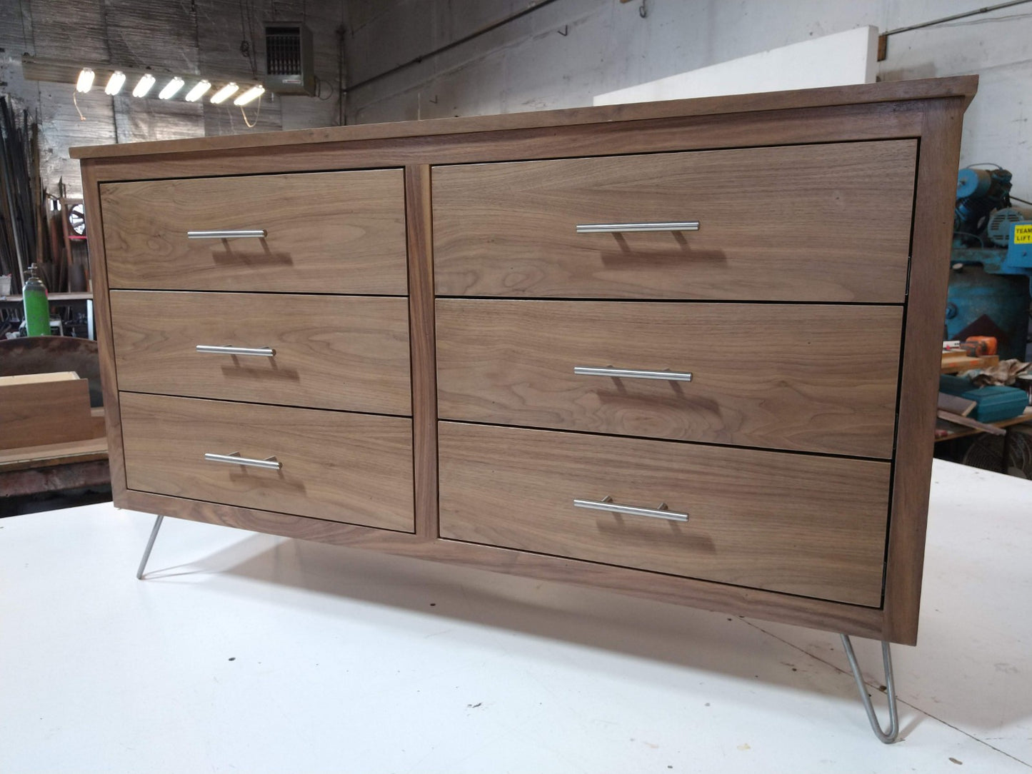 Six Drawer Walnut Dresser