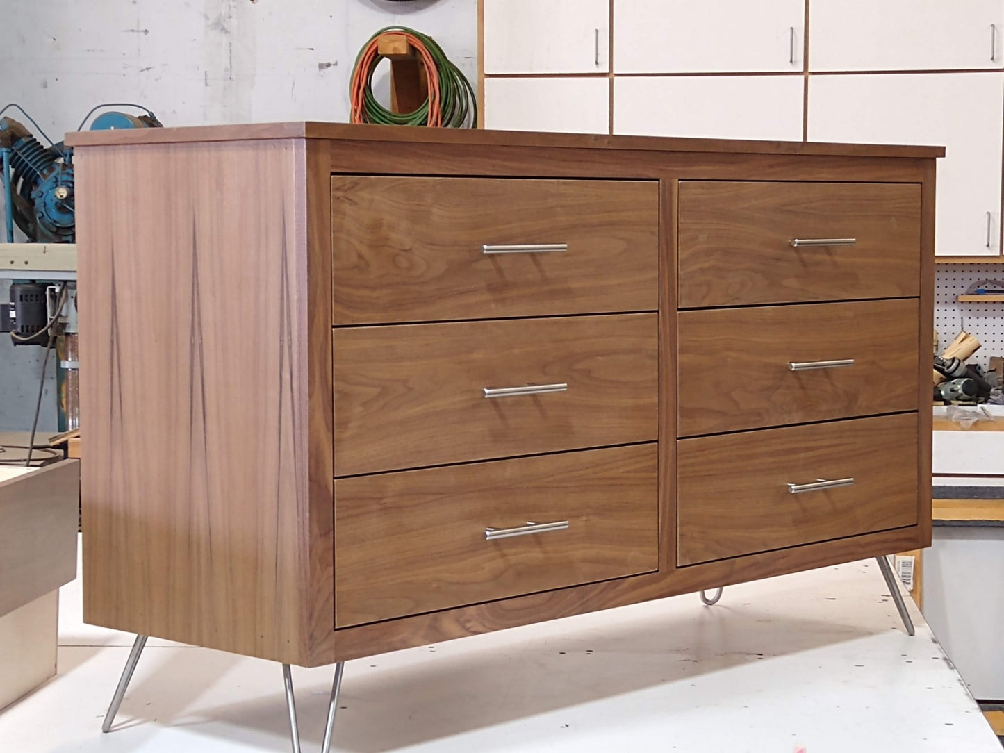 Six Drawer Walnut Dresser