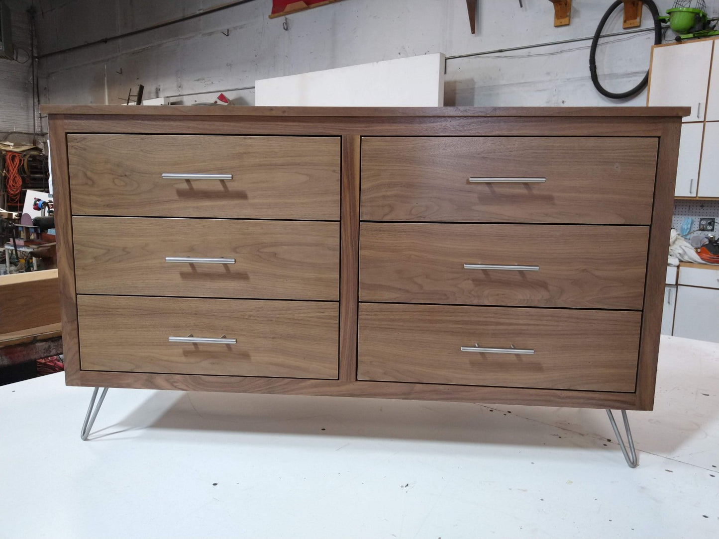 Six Drawer Walnut Dresser