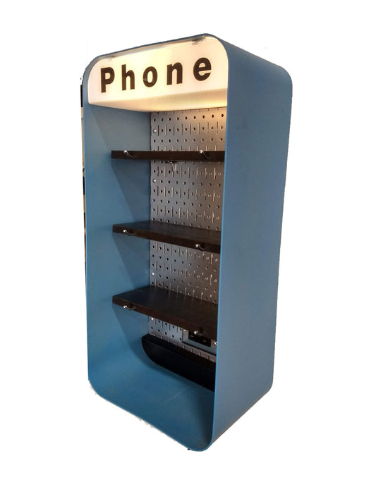Retro Phone Booth Charging Station