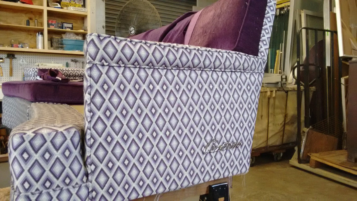 SOLD Custom Royale Retro Sofa