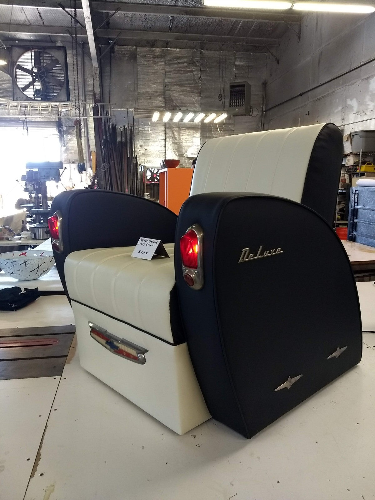 OOAK '54 Chevy Deluxe Lounge Chair