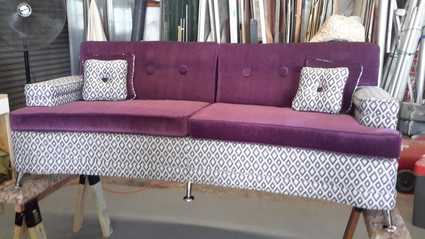 SOLD Custom Royale Retro Sofa