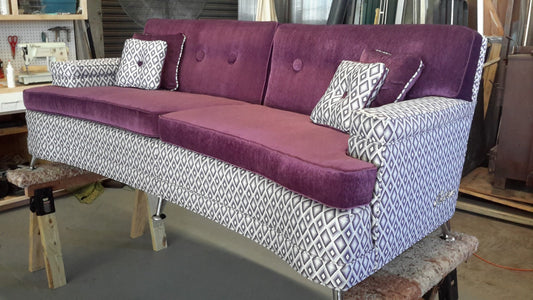 SOLD Custom Royale Retro Sofa
